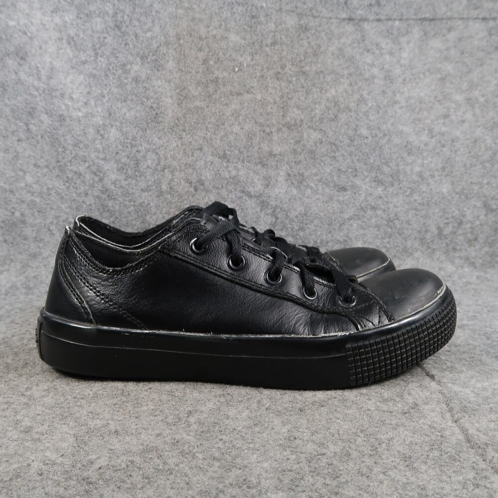 Tredsafe Shoes Womens 8W Casual Sneakers Workwear Slip Resistant Lace Up Black